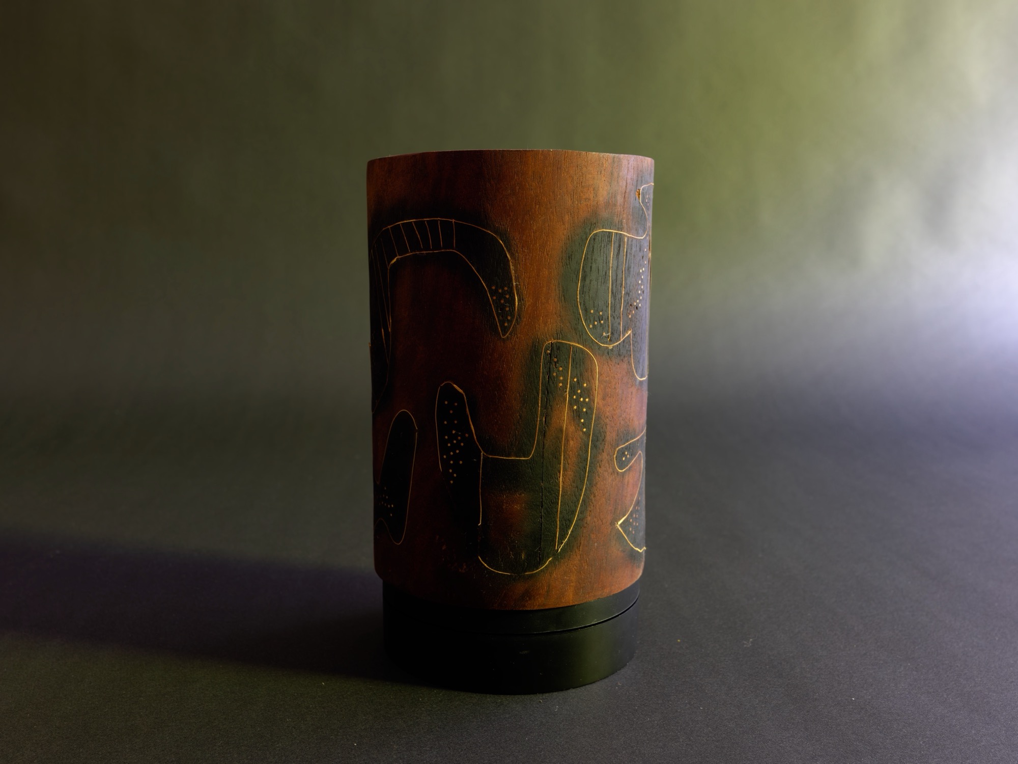 Dream — the cylinder in the studio, seen from across the room